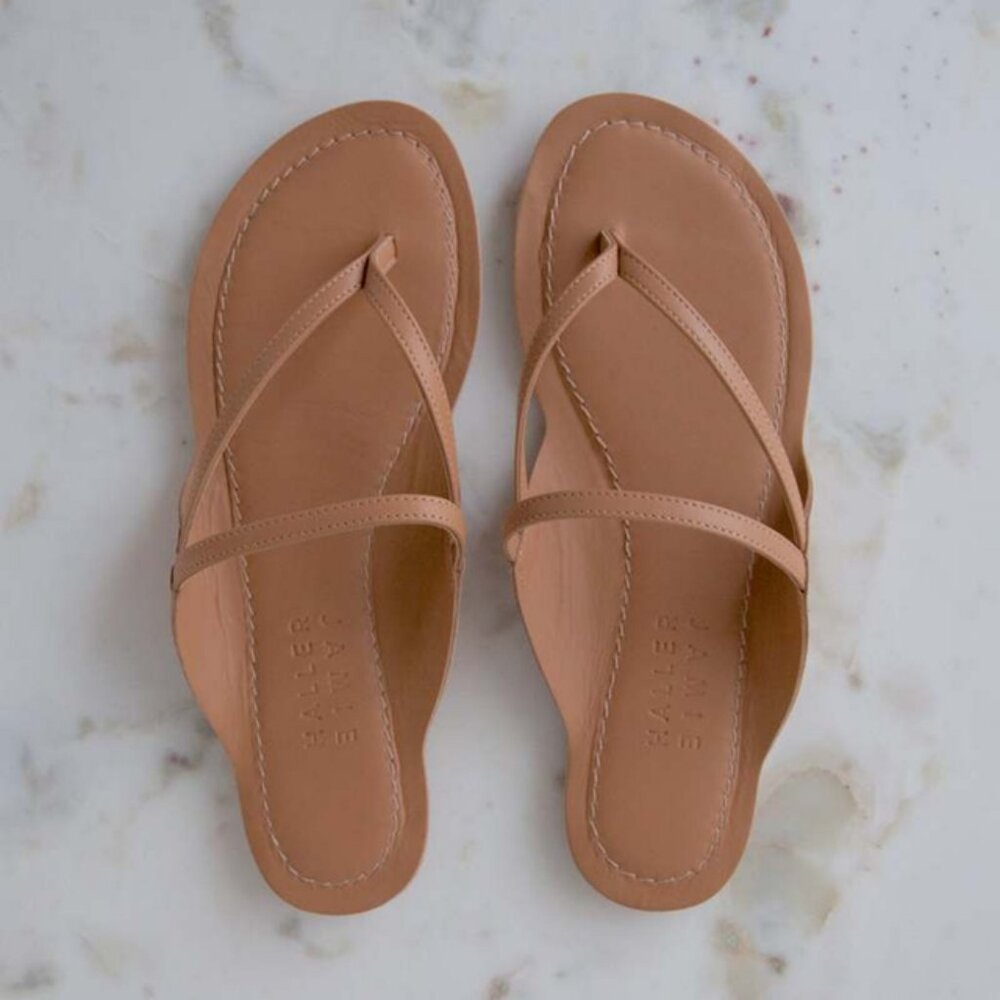 Jamie Haller The Thong Sandal in Bare 38 8